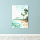 Toile Paysage de Plage (Insitu (Plancher de Bois))