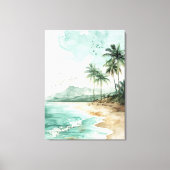 Toile Paysage de Plage (Recto)