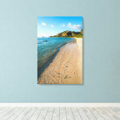 Toile Paysage de plage tropicale, Fidji (Insitu (Plancher de Bois))