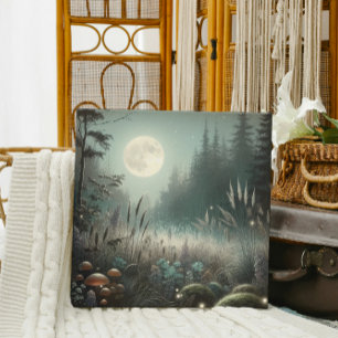 Toile "Paysage de rêve – Prairie enchantée au crépuscule