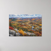 Toile Paysage de rivière automnale (Recto)