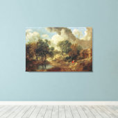 Toile Paysage de Suffolk, 1748 (Insitu (Plancher de Bois))