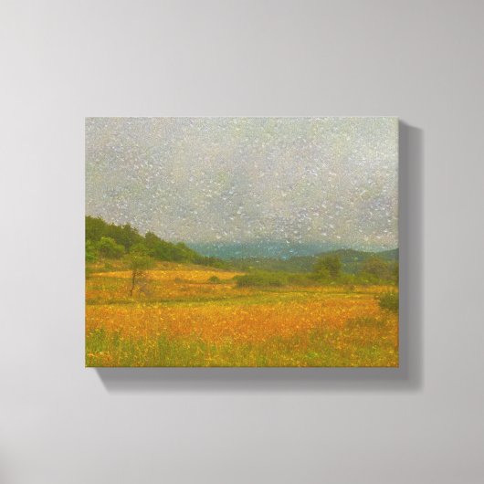 Toile Paysage de terrain d'or - Décor de mur d'art (Recto)