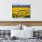 Toile Paysage de terrain Fleur sauvage jaune (Insitu(Chambre))