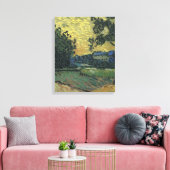 Toile Paysage de Van Gogh au crépuscule (Insitu(Salon))