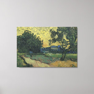 Toile Paysage de Van Gogh au Crépuscule