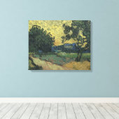 Toile Paysage de Van Gogh au crépuscule (Insitu (Plancher de Bois))