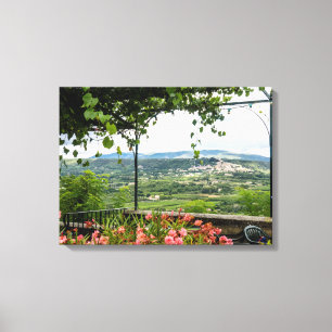 Toile Paysage de ville rurale, France