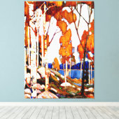 Toile Paysage décoratif par Tom Thomson (Insitu (Plancher de Bois))