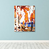 Toile Paysage décoratif par Tom Thomson (Insitu (Plancher de Bois))
