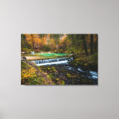 Toile Paysage des chutes d'automne à Kamniška Bistrica, (Recto)