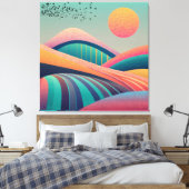 Toile Paysage des collines du Kaleidoscope (Insitu(Chambre))