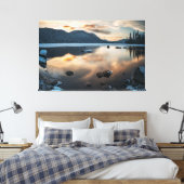 Toile Paysage des montagnes (Insitu(Chambre))