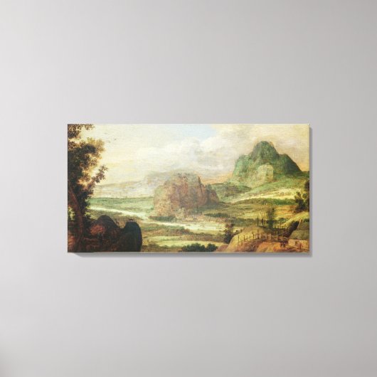 Toile Paysage des montagnes (Recto)