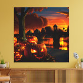 Toile Paysage d'Halloween (Insitu(Salon))