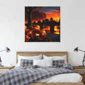 Toile Paysage d'Halloween (Insitu(Chambre))