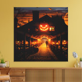 Toile Paysage d'Halloween cinq (Insitu(Salon))