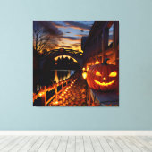 Toile Paysage d'Halloween quatre (Insitu (Plancher de Bois))