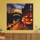 Toile Paysage d'Halloween quatre (Insitu(Salon))