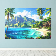 paysage d'île du Pacifique
