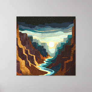 Toile Paysage du Canyon Sunset