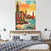 Toile Paysage du Golden Harbor (Insitu(Chambre))