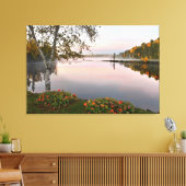 Toile Paysage du lac (Insitu(Salon))