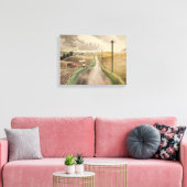 Toile Paysage du Wiltshire (par Eric Ravilious) (Insitu(Salon))