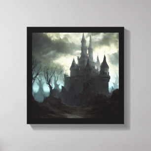 Toile Paysage Effrayant de Château Fantastique 2