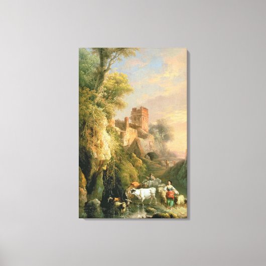 Toile Paysage espagnol (Recto)