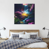 Toile Paysage Extraordinaire en cascade de Splendor 3 (Insitu(Chambre))