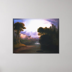 Toile Paysage fantaisiste De Thomas Doughty