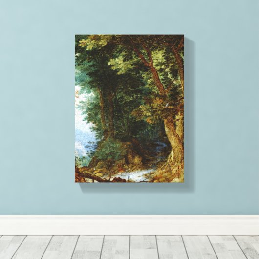 Toile Paysage forestier (Insitu (Plancher de Bois))