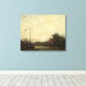 Toile Paysage, Frans Helfferich, 1890 - 1920 (Insitu (Plancher de Bois))