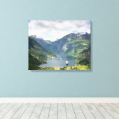 Toile paysage Geirangerfjord (Insitu (Plancher de Bois))