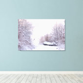Toile Paysage hivernal (Insitu (Plancher de Bois))
