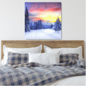 Toile Paysage hivernal (Insitu(Chambre))