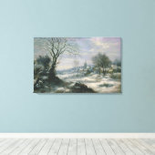 Toile Paysage hivernal (Insitu (Plancher de Bois))