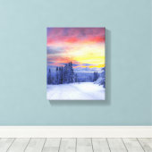 Toile Paysage hivernal (Insitu (Plancher de Bois))