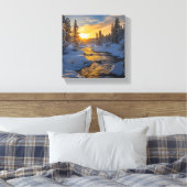 Toile Paysage hivernal (Insitu(Chambre))