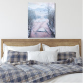 Toile Paysage hivernal peinture 9 Eagles River Imprimer (Insitu(Chambre))