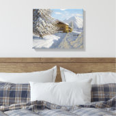 Toile Paysage hivernal vintage Ivan Choultse (Insitu(Chambre))