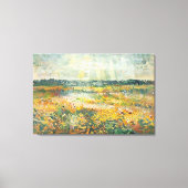 Toile Paysage impressioniste en fin d'été (Recto)