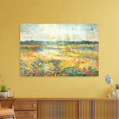 Toile Paysage impressioniste en fin d'été (Insitu(Salon))