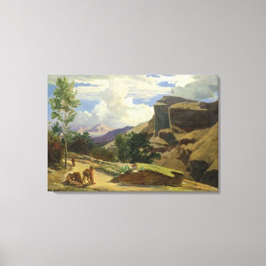 Toile Paysage italien (Recto)