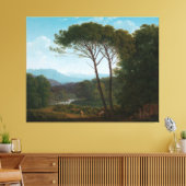 Toile Paysage italien avec pins, Hendrik Voogd, 17 ans (Insitu(Salon))