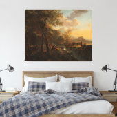 Toile Paysage italien avec un rédacteur, Jan Two, c. (Insitu(Chambre))