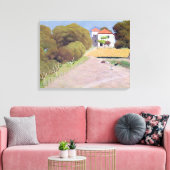 Toile Paysage, La Maison au toit rouge, 1924 (Insitu(Salon))