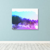Toile Paysage Lilac digital_art (Insitu (Plancher de Bois))
