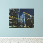 Toile Paysage lumineux en soirée (Insitu (Plancher de Bois))